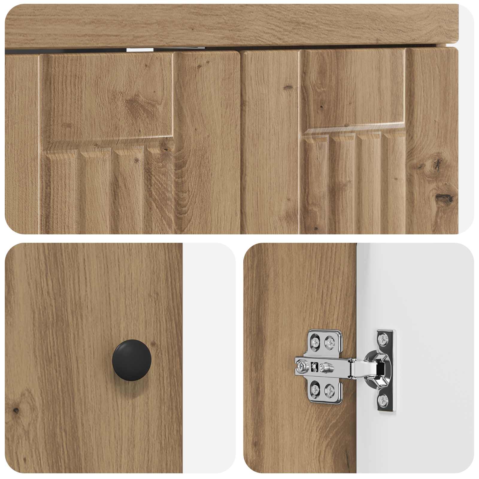 Badezimmermöbel-Set Artisan-Eiche 78,5 x 37,5 x 81 cm