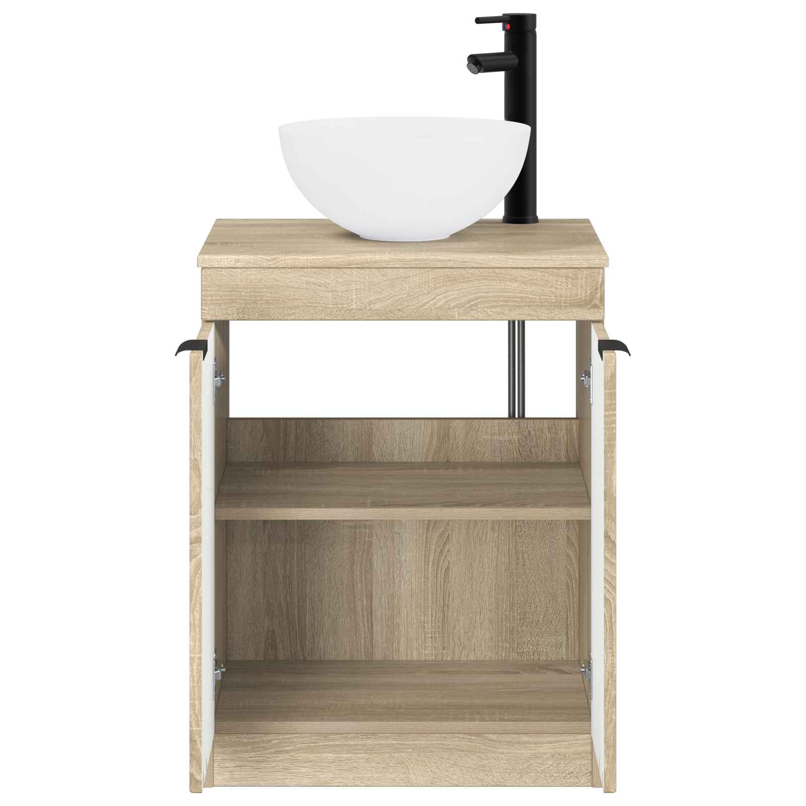 Badezimmermöbel-Set Sonoma-Eiche Holzwerkstoff