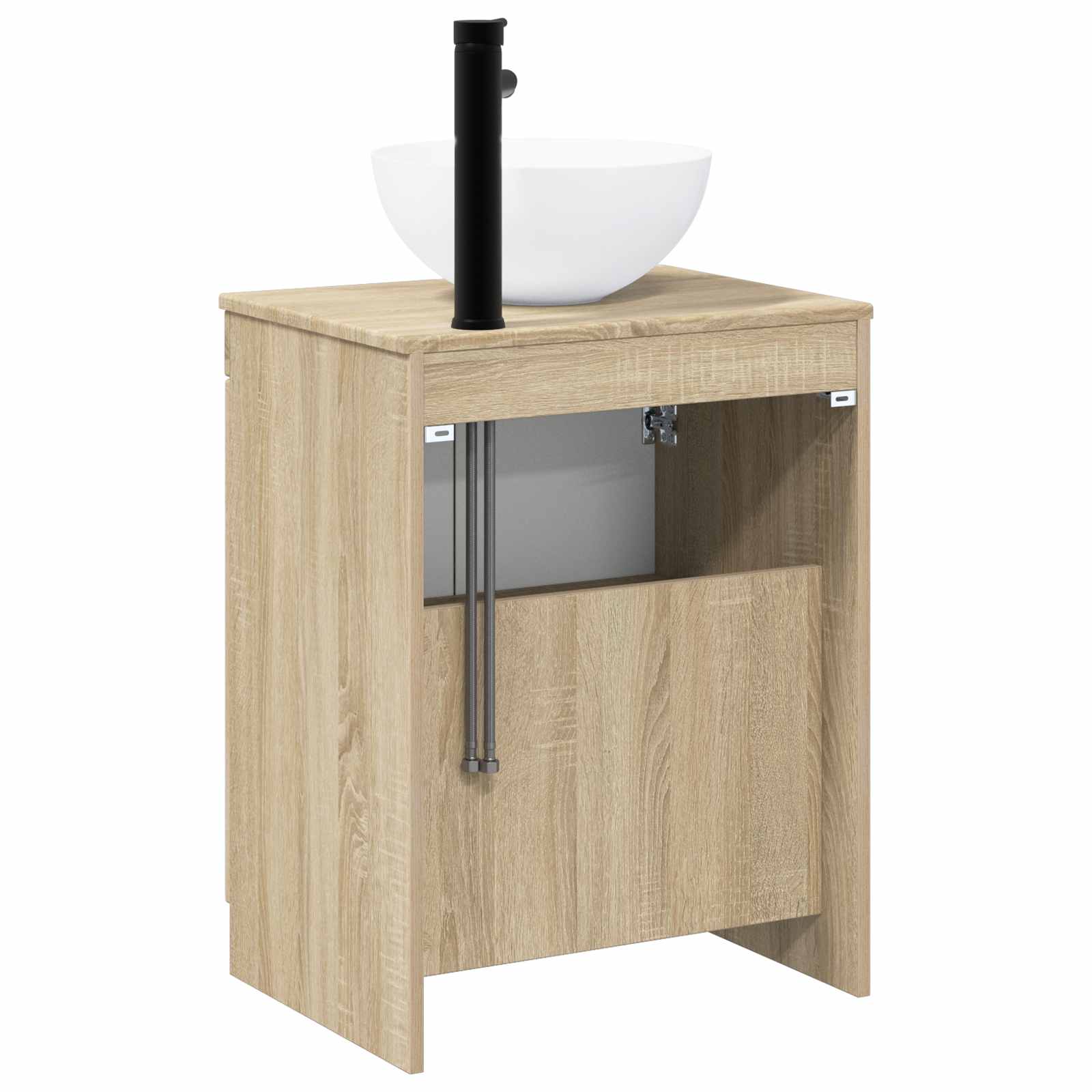Badezimmermöbel-Set Sonoma-Eiche Holzwerkstoff