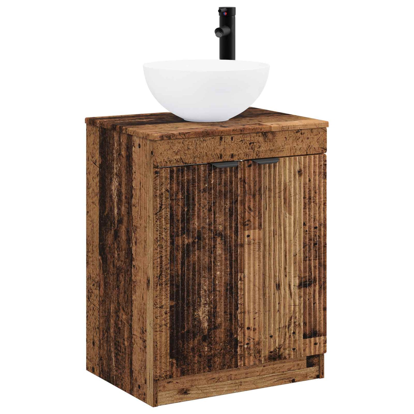 Badezimmermöbel-Set Altholz Holzwerkstoff