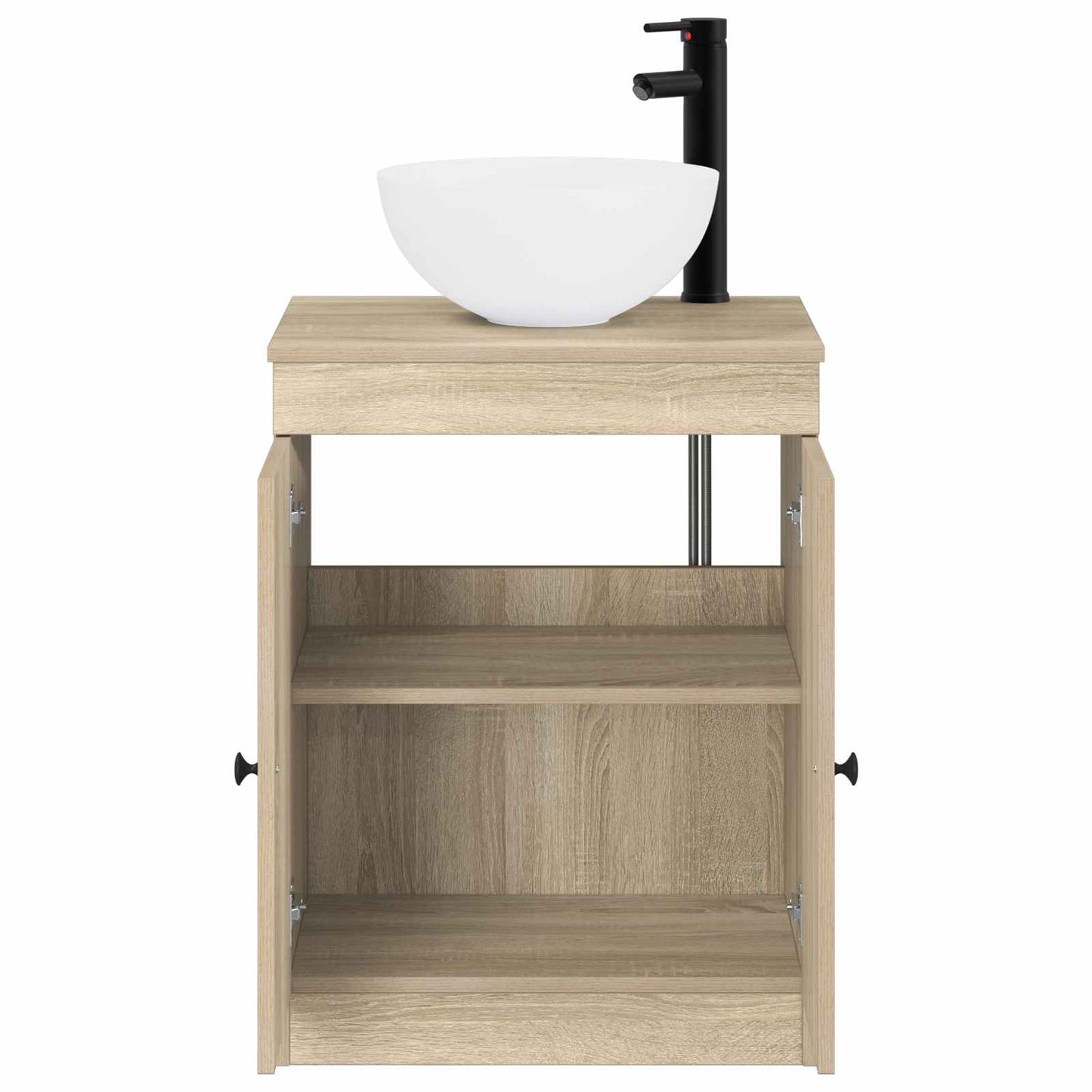 Badezimmermöbel-Set Sonoma-Eiche Holzwerkstoff