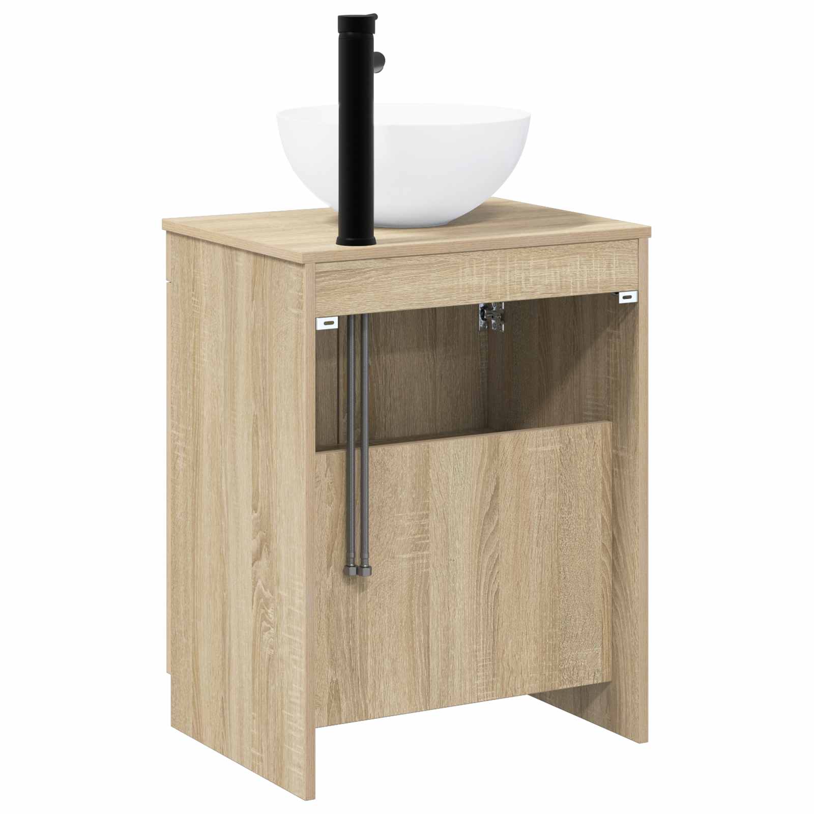 Badezimmermöbel-Set Sonoma-Eiche Holzwerkstoff