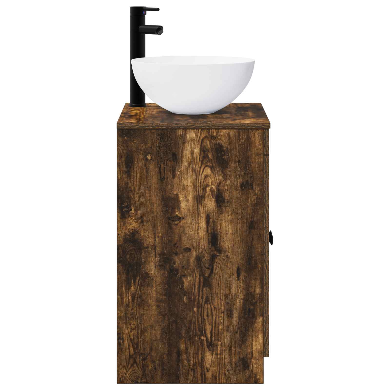 Badezimmermöbel-Set Geräucherte Eiche Holzwerkstoff