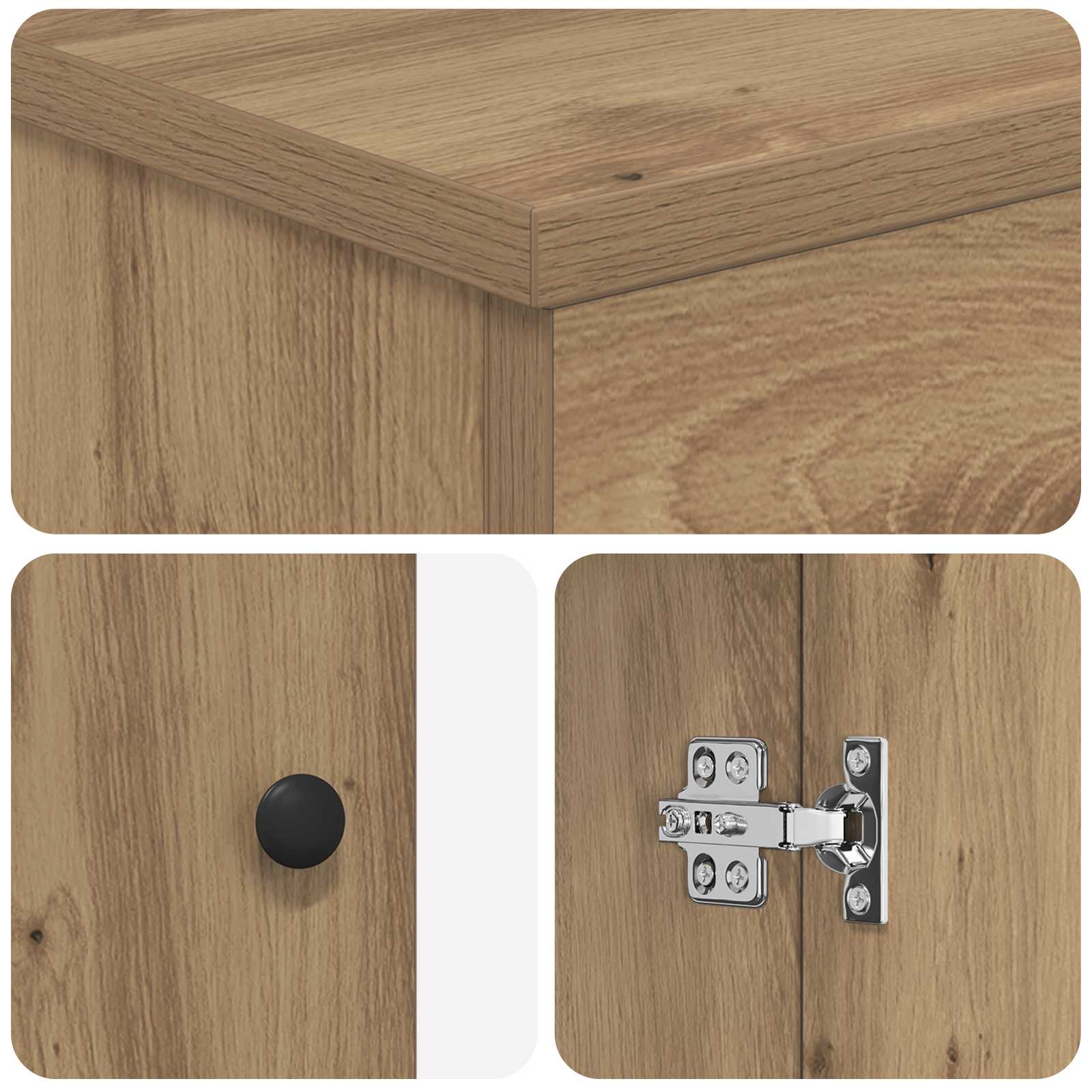 Badezimmermöbel-Set Artisan-Eiche Holzwerkstoff