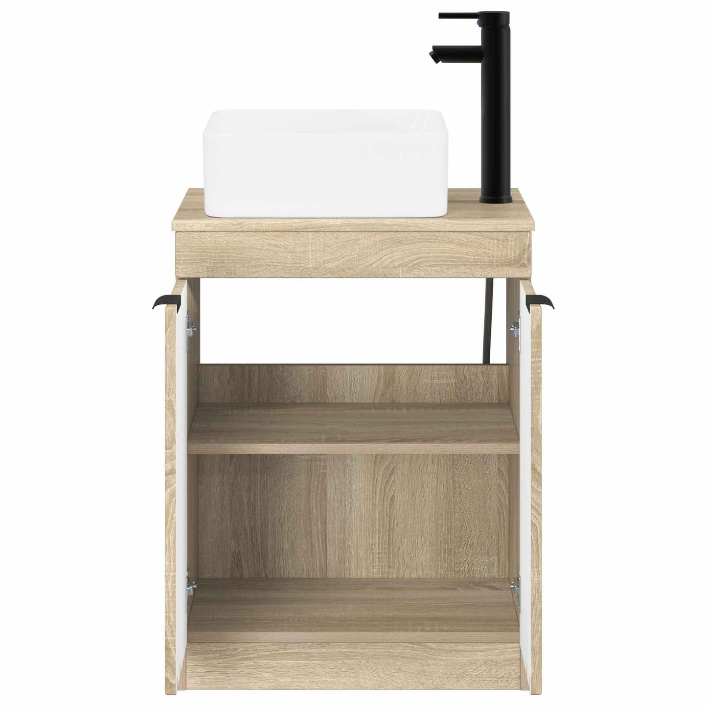 Badezimmermöbel-Set Sonoma-Eiche Holzwerkstoff
