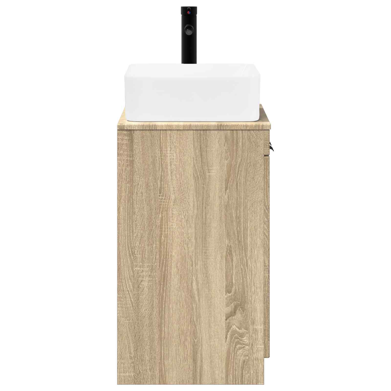 Badezimmermöbel-Set Sonoma-Eiche Holzwerkstoff