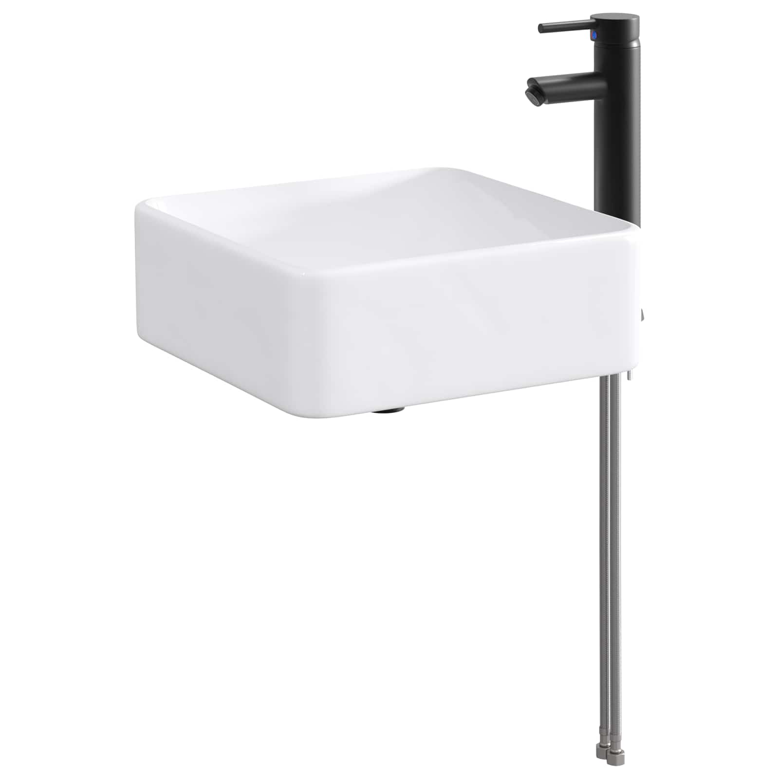 Badezimmermöbel-Set Grau Sonoma Holzwerkstoff