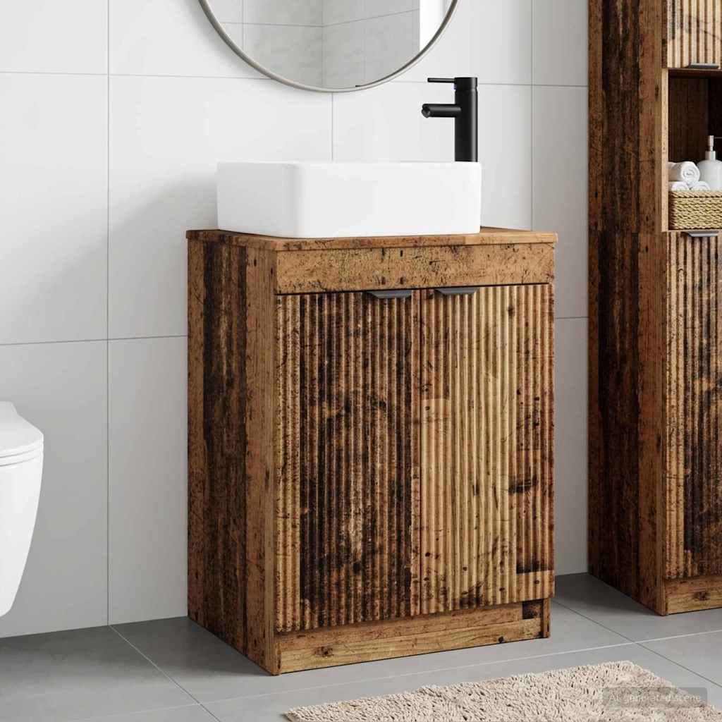 Badezimmermöbel-Set Altholz Holzwerkstoff