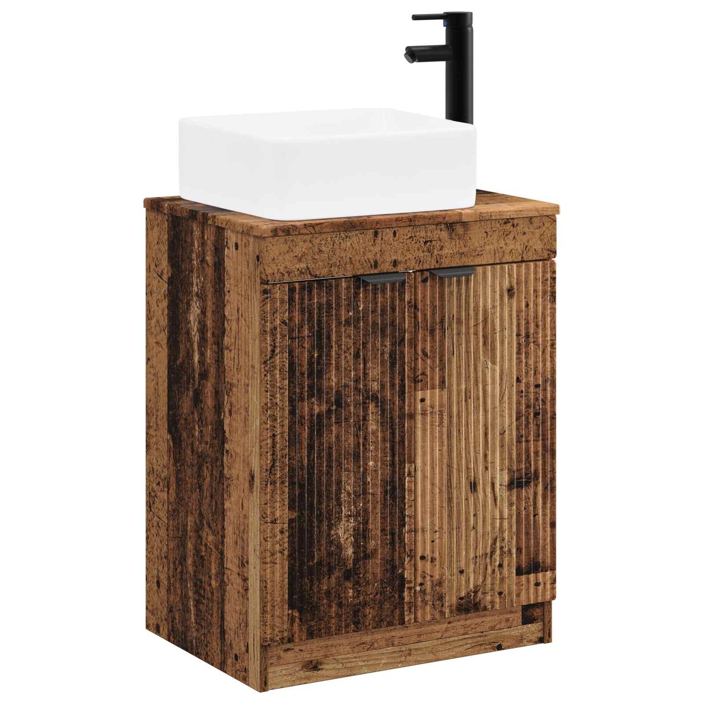 Badezimmermöbel-Set Altholz Holzwerkstoff