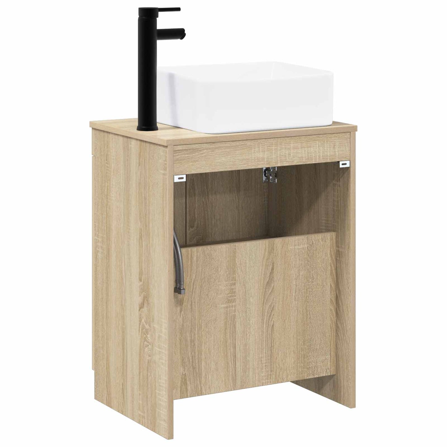 Badezimmermöbel-Set Sonoma-Eiche Holzwerkstoff