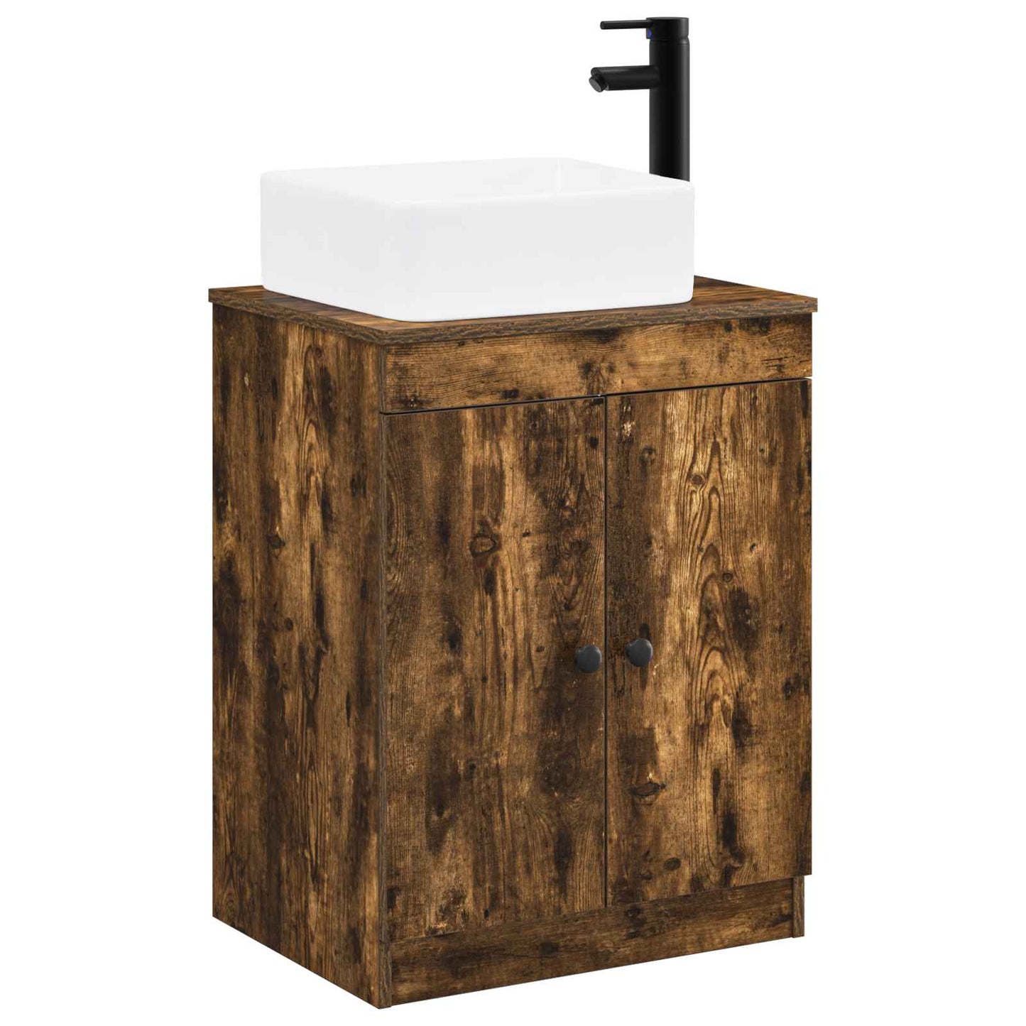Badezimmermöbel-Set Geräucherte Eiche Holzwerkstoff