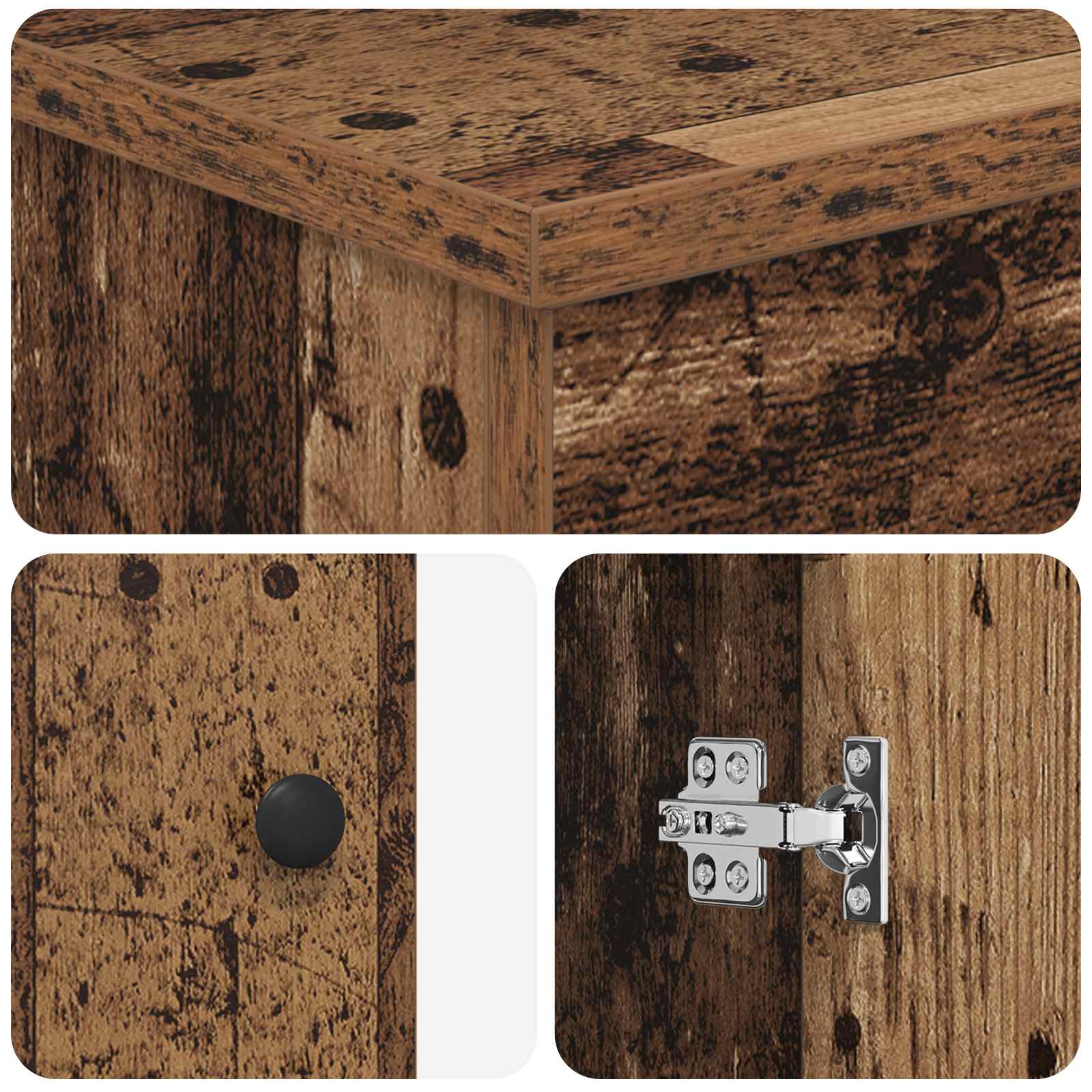 Badezimmermöbel-Set Altholz Holzwerkstoff