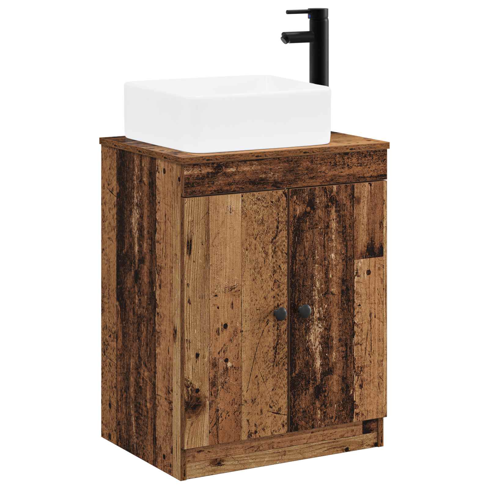 Badezimmermöbel-Set Altholz Holzwerkstoff