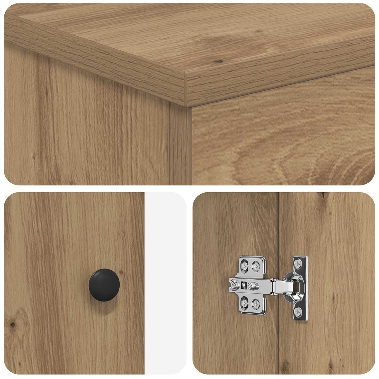 Badezimmermöbel-Set Artisan-Eiche Holzwerkstoff