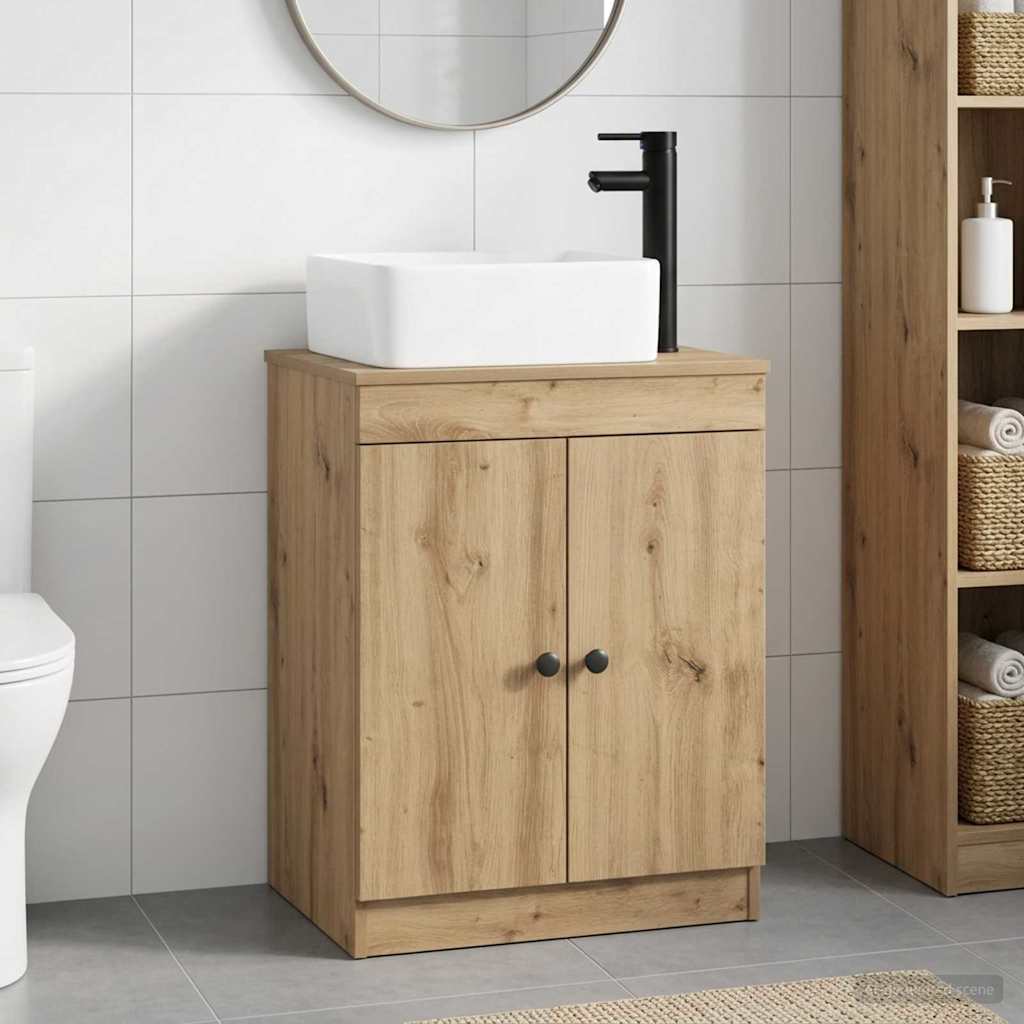 Badezimmermöbel-Set Artisan-Eiche Holzwerkstoff