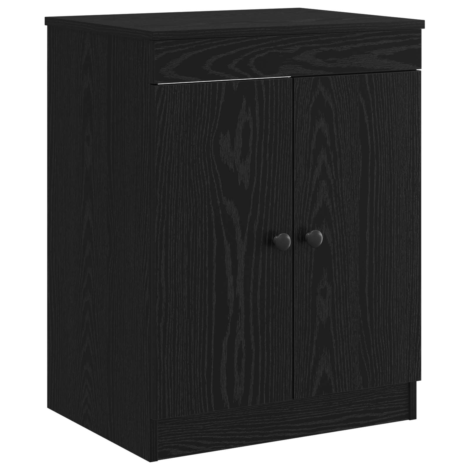 Badezimmermöbel-Set Schwarze Eiche Holzwerkstoff