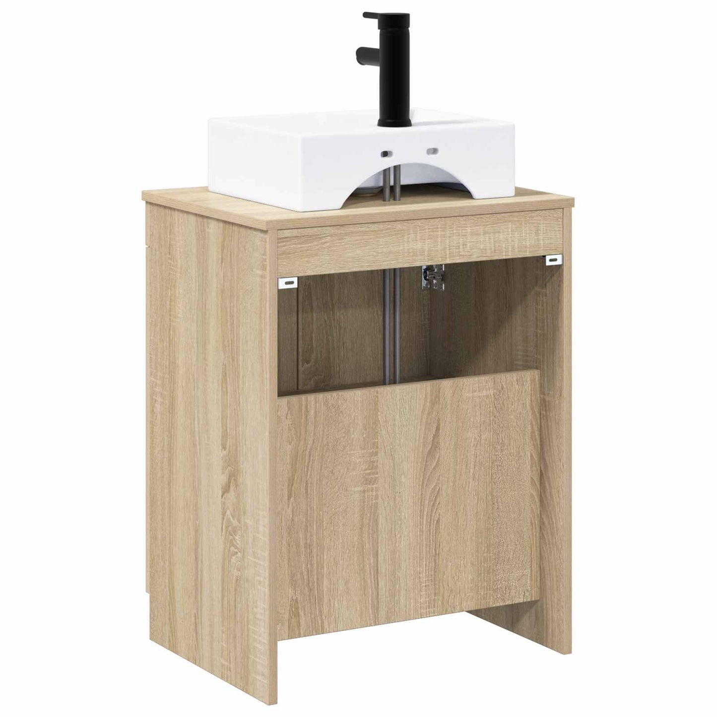 Badezimmermöbel-Set Sonoma-Eiche Holzwerkstoff