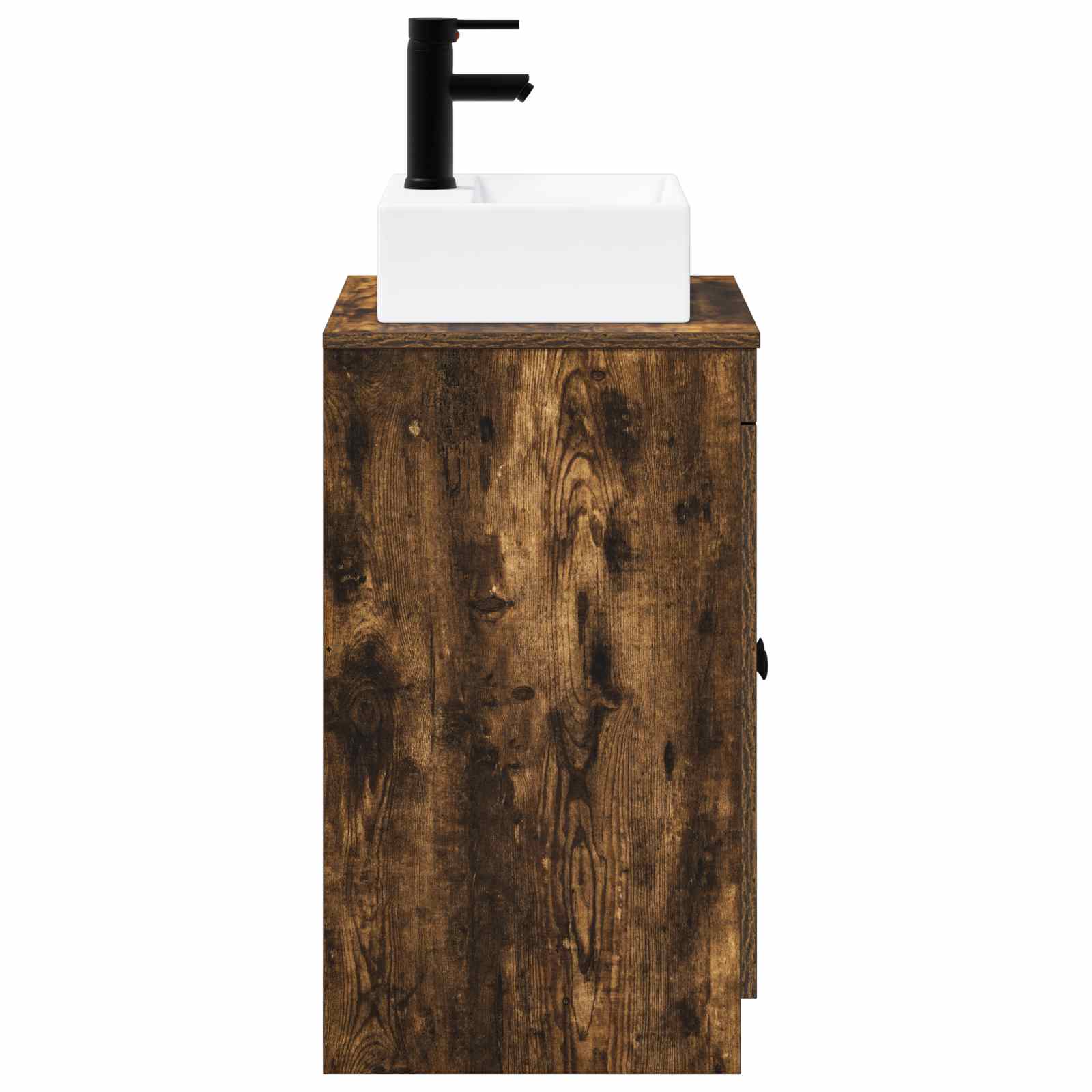 Badezimmermöbel-Set Geräucherte Eiche Holzwerkstoff