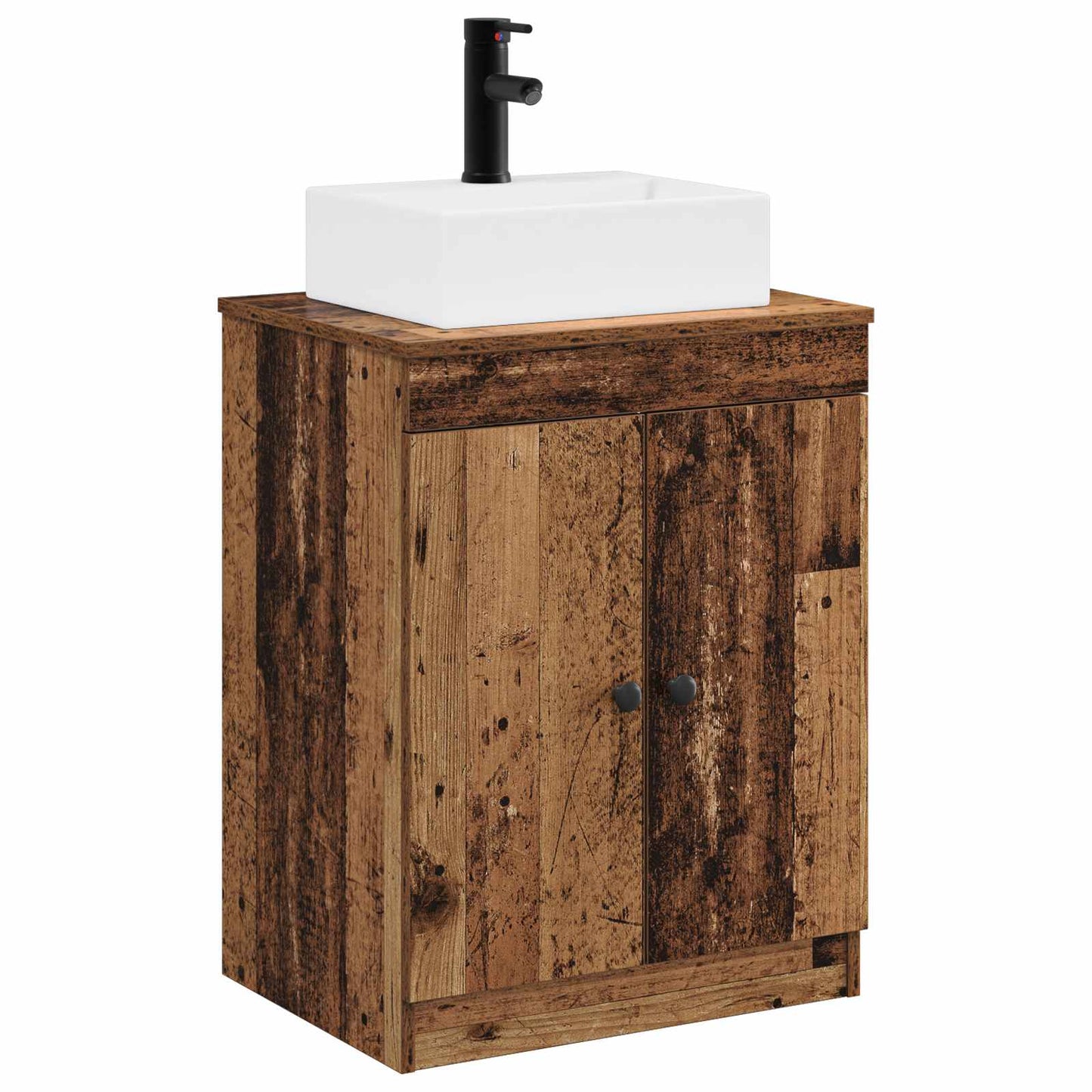 Badezimmermöbel-Set Altholz Holzwerkstoff