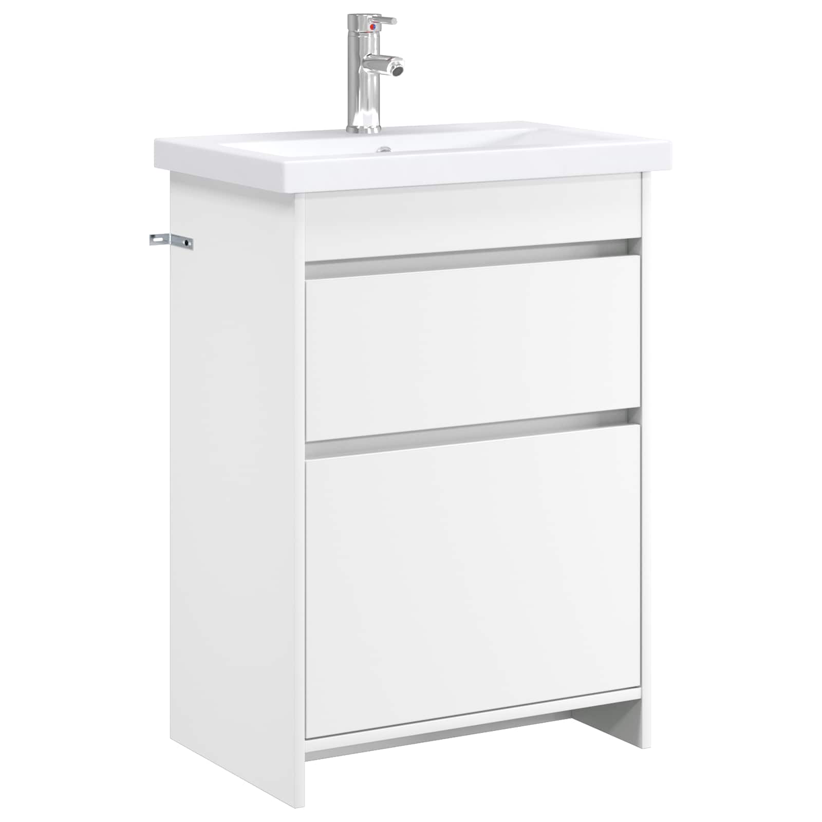 Badezimmermöbel-Set Weiß 61 x 40 x 84,5 cm Holzwerkstoff