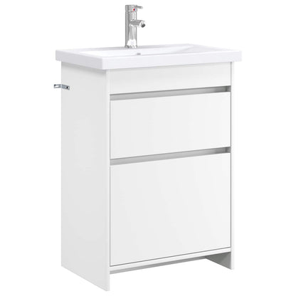 Badezimmermöbel-Set Weiß 61 x 40 x 84,5 cm Holzwerkstoff