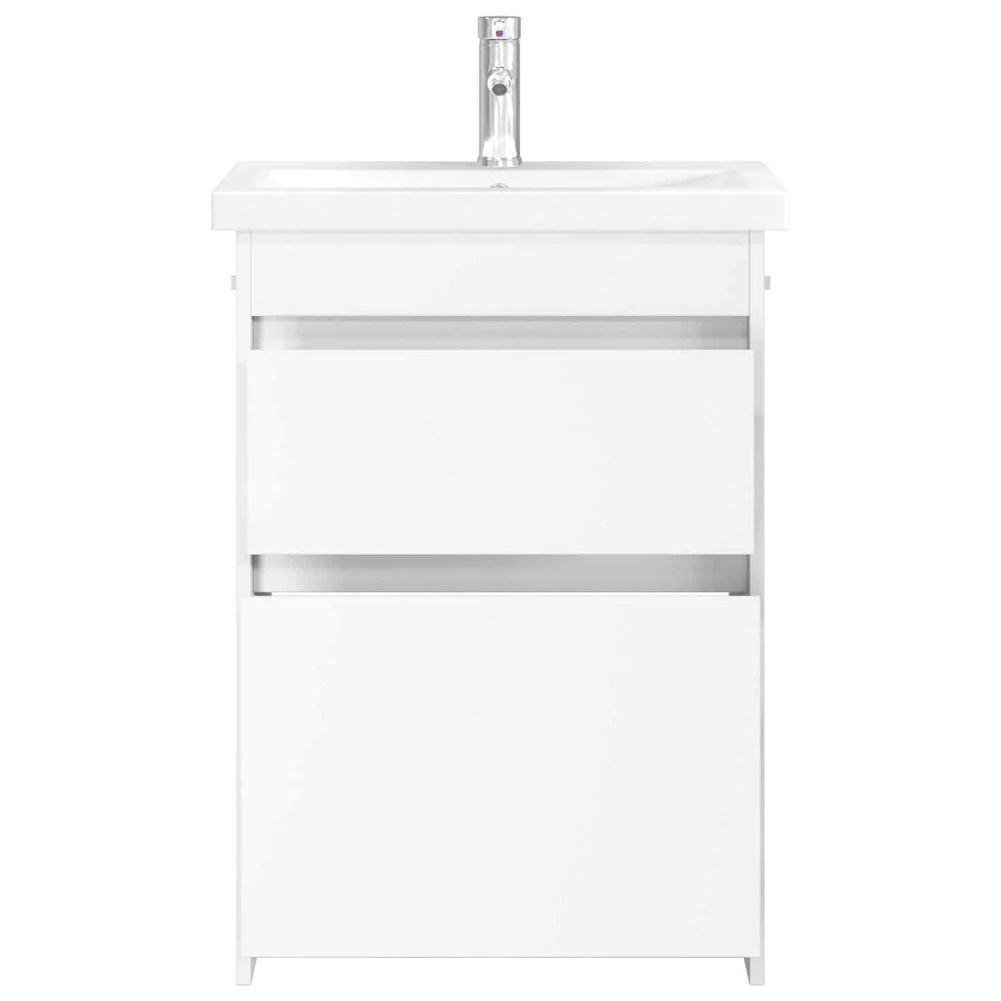 Badezimmermöbel-Set Weiß 61 x 40 x 84,5 cm Holzwerkstoff