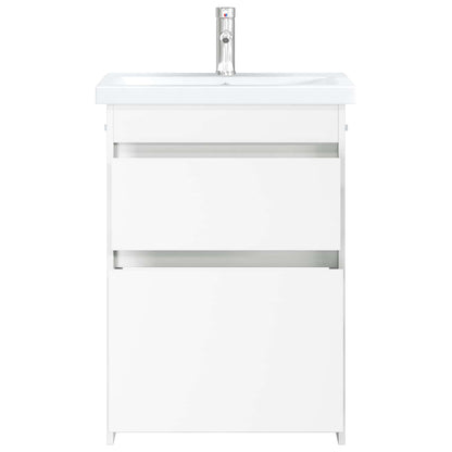 Badezimmermöbel-Set Weiß 61 x 40 x 84,5 cm Holzwerkstoff