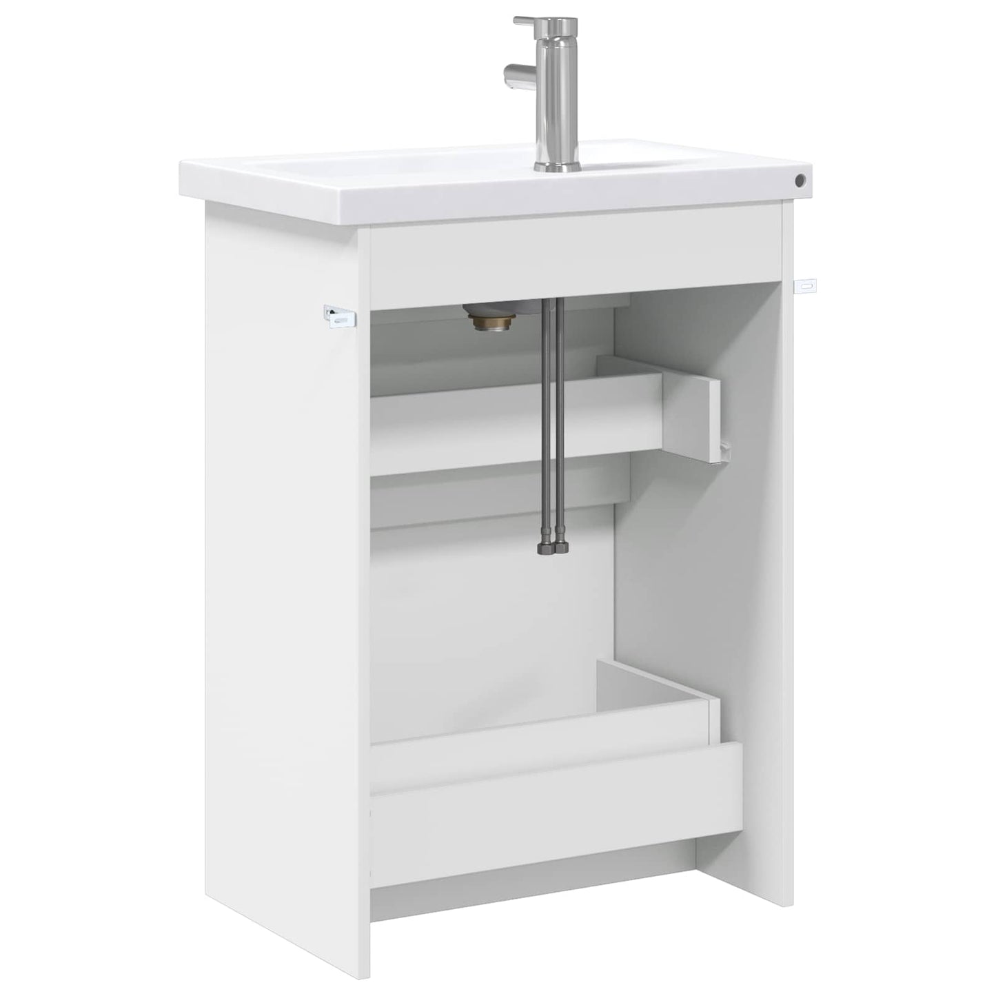 Badezimmermöbel-Set Weiß 61 x 40 x 84,5 cm Holzwerkstoff