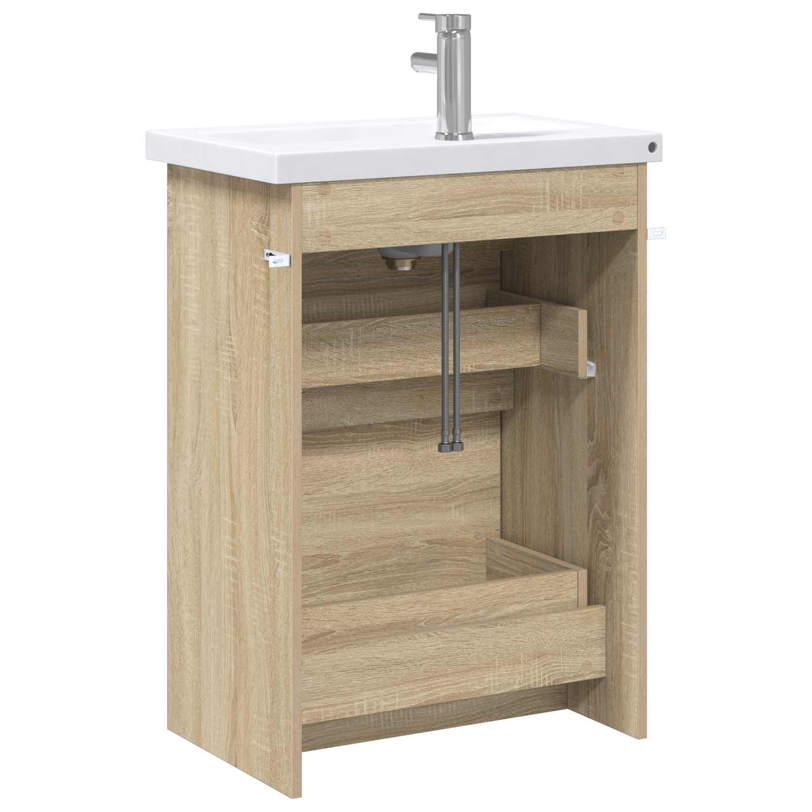 Badezimmermöbel-Set Sonoma-Eiche 61 x 40 x 84,5 cm