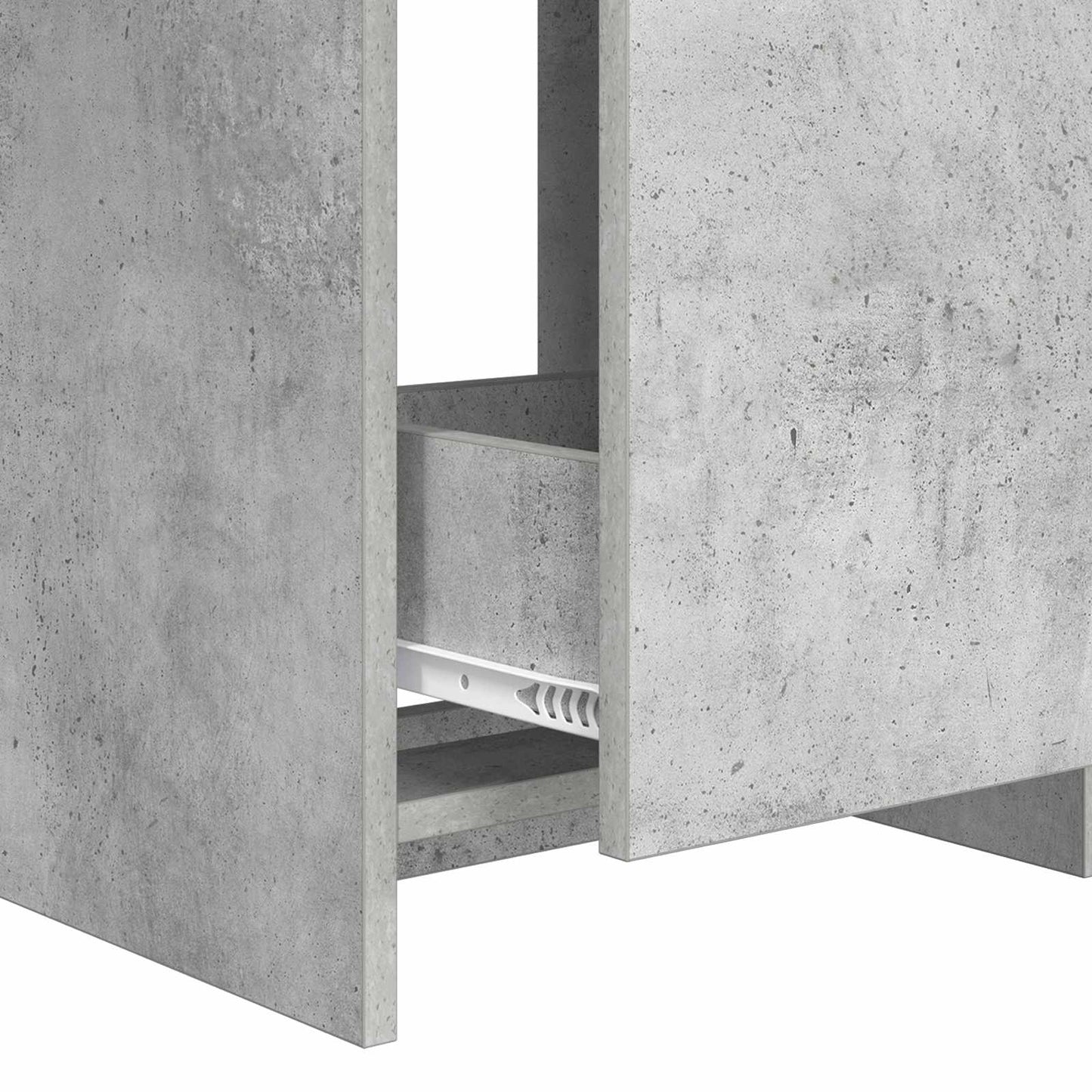 Badezimmermöbel-Set Betongrau 61 x 40 x 84,5 cm Holzwerkstoff