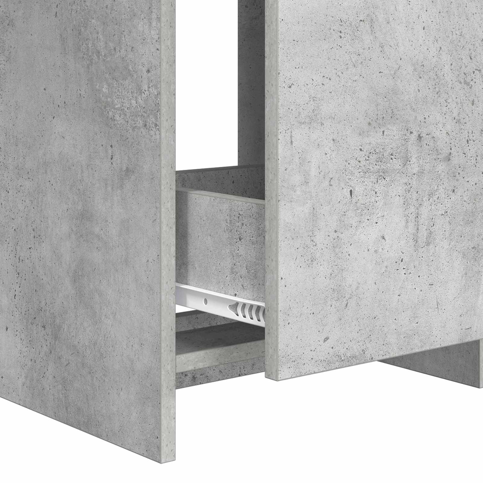 Badezimmermöbel-Set Betongrau 61 x 40 x 84,5 cm Holzwerkstoff