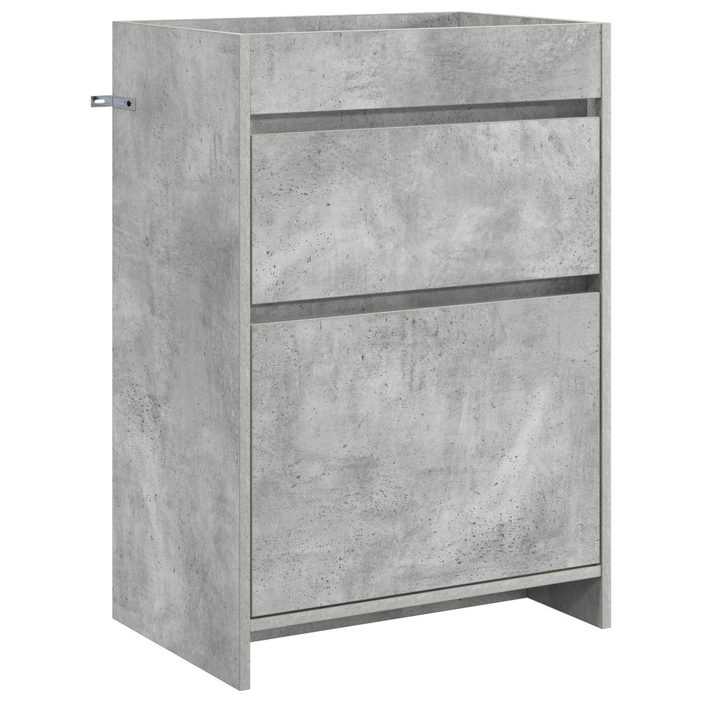 Badezimmermöbel-Set Betongrau 61 x 40 x 84,5 cm Holzwerkstoff