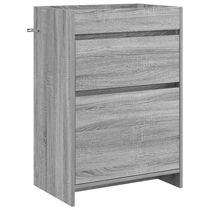 Badezimmermöbel-Set Grau Sonoma 61 x 40 x 84,5 cm Holzwerkstoff
