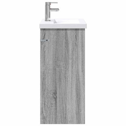 Badezimmermöbel-Set Grau Sonoma 61 x 40 x 84,5 cm Holzwerkstoff