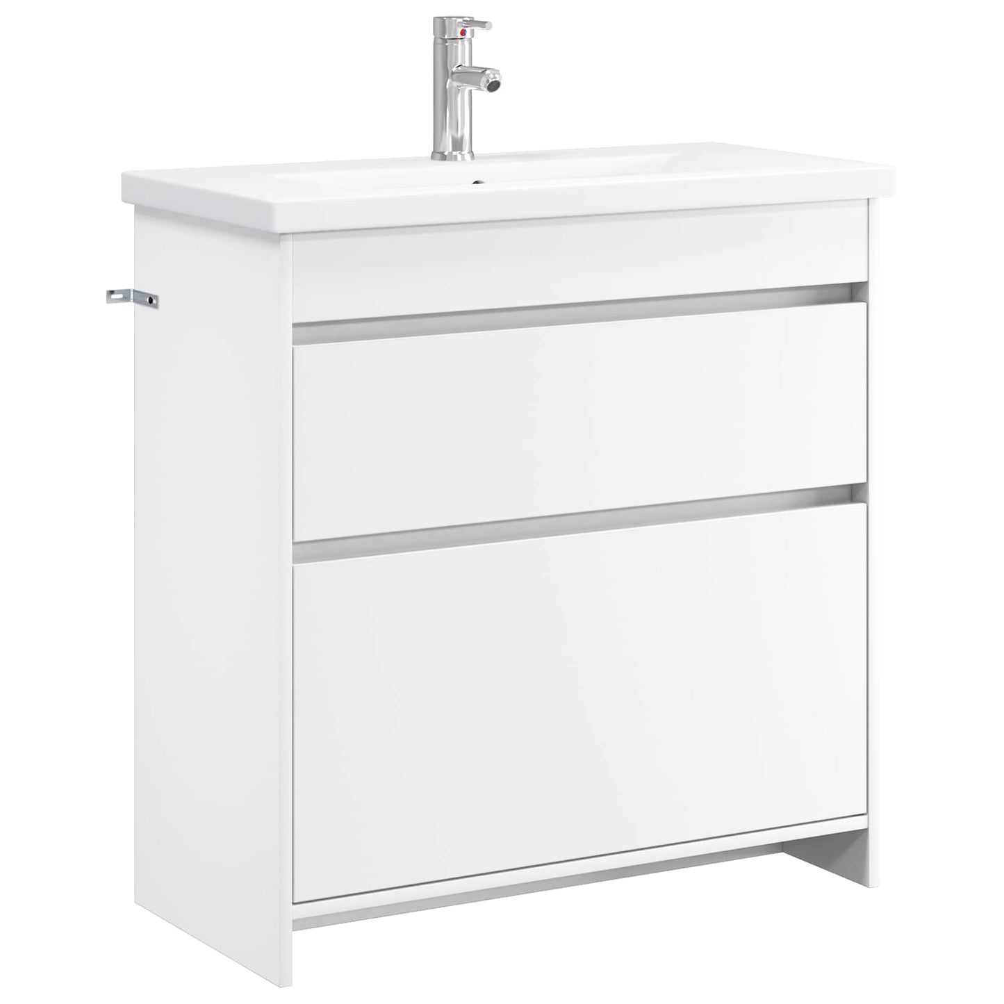 Badezimmermöbel-Set Weiß 81 x 40 x 84,5 cm Holzwerkstoff