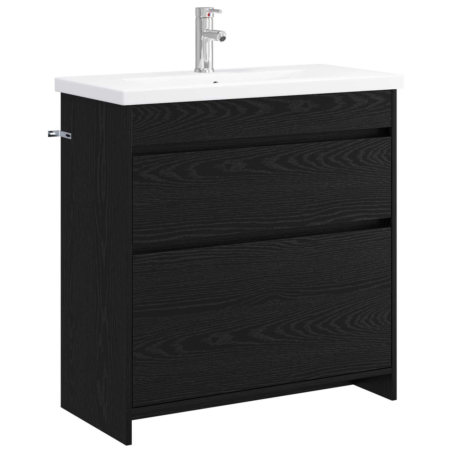 Badezimmermöbel-Set Schwarze Eiche 81 x 40 x 84,5 cm