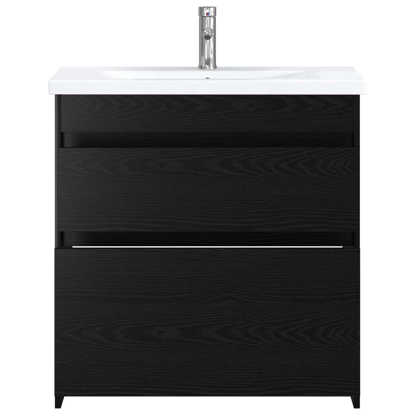 Badezimmermöbel-Set Schwarze Eiche 81 x 40 x 84,5 cm
