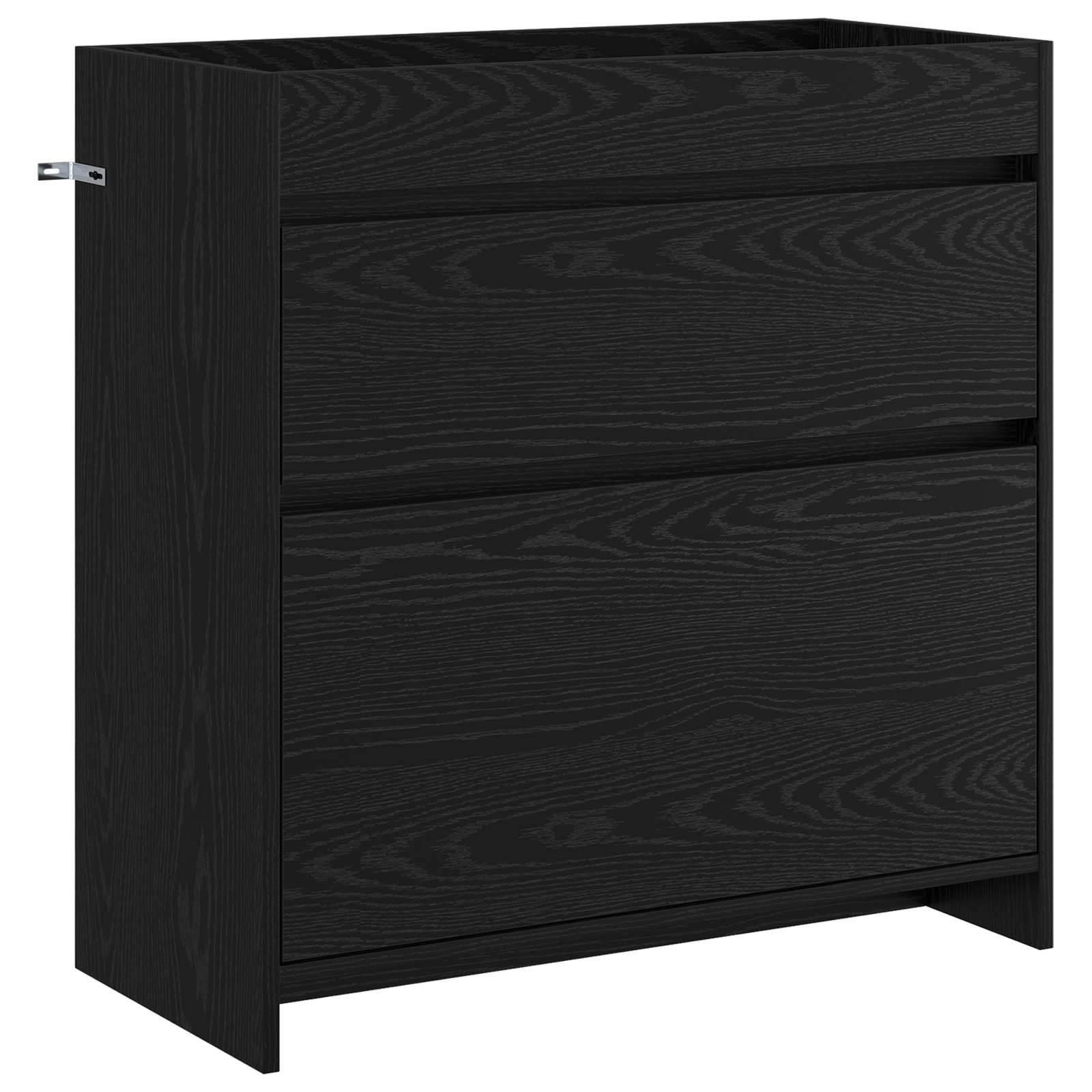Badezimmermöbel-Set Schwarze Eiche 81 x 40 x 84,5 cm