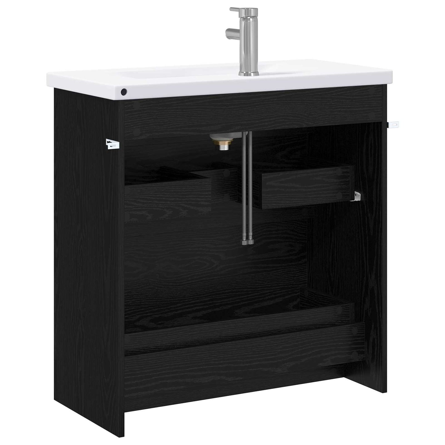 Badezimmermöbel-Set Schwarze Eiche 81 x 40 x 84,5 cm