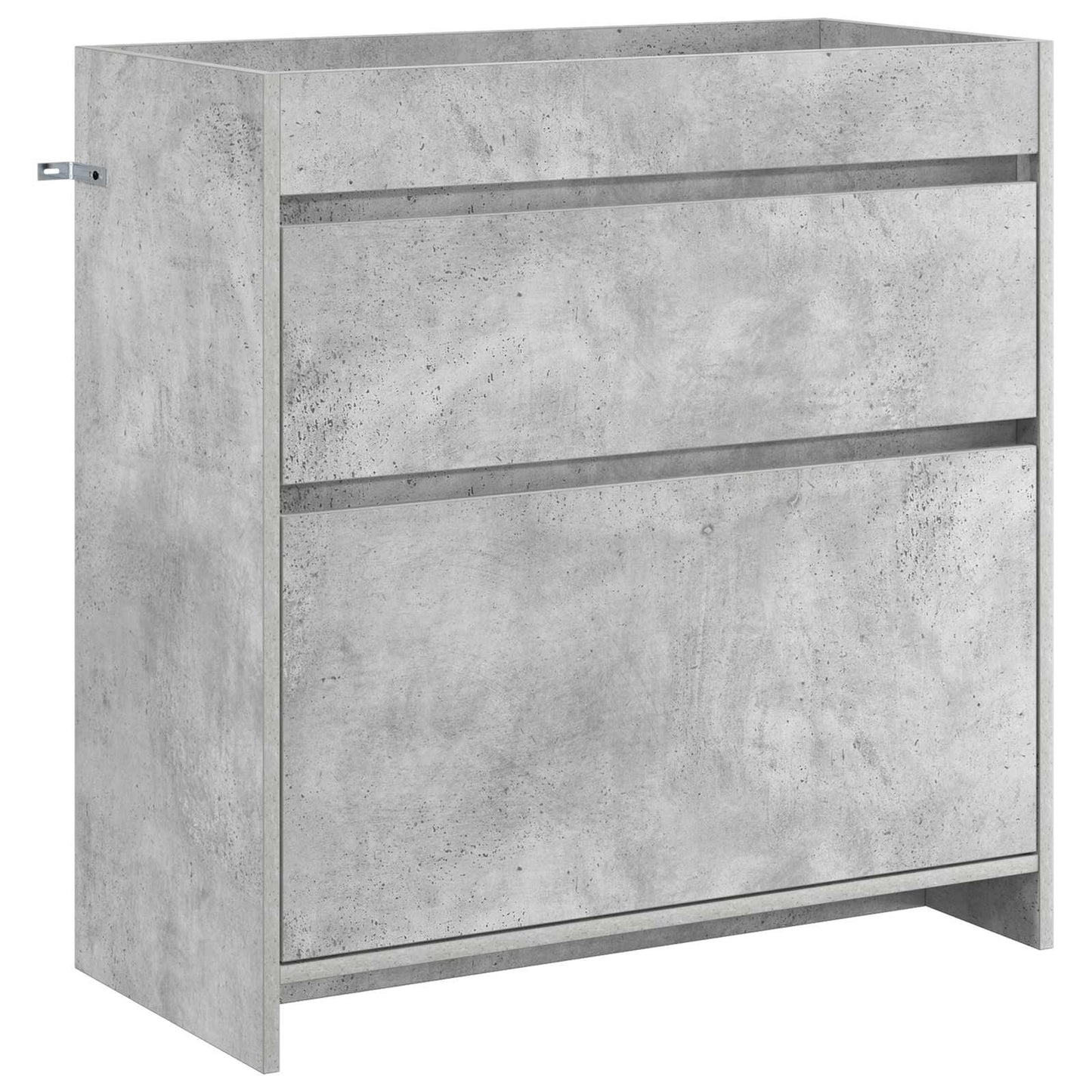 Badezimmermöbel-Set Betongrau 81 x 40 x 84,5 cm Holzwerkstoff