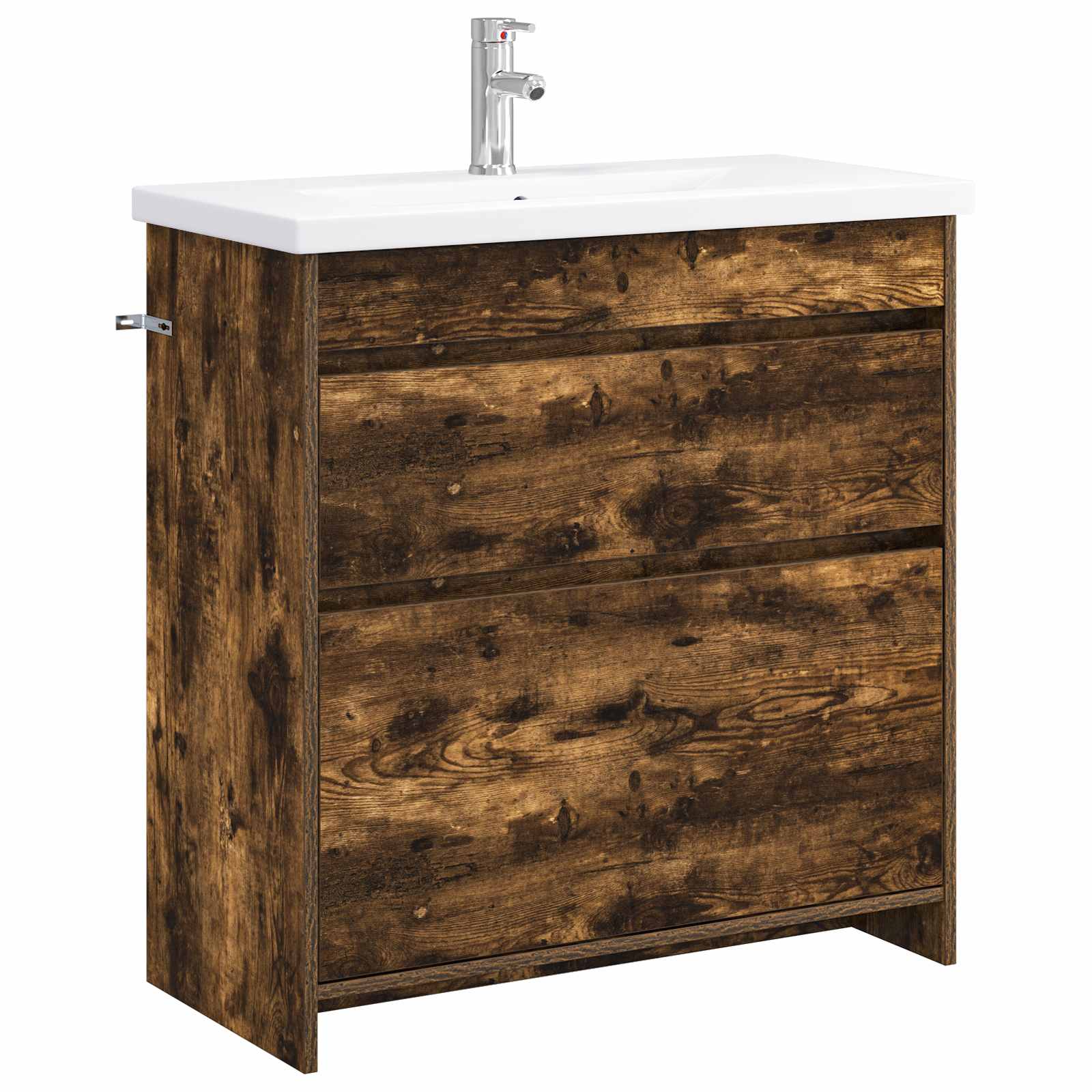Badezimmermöbel-Set Geräucherte Eiche 81 x 40 x 84,5 cm