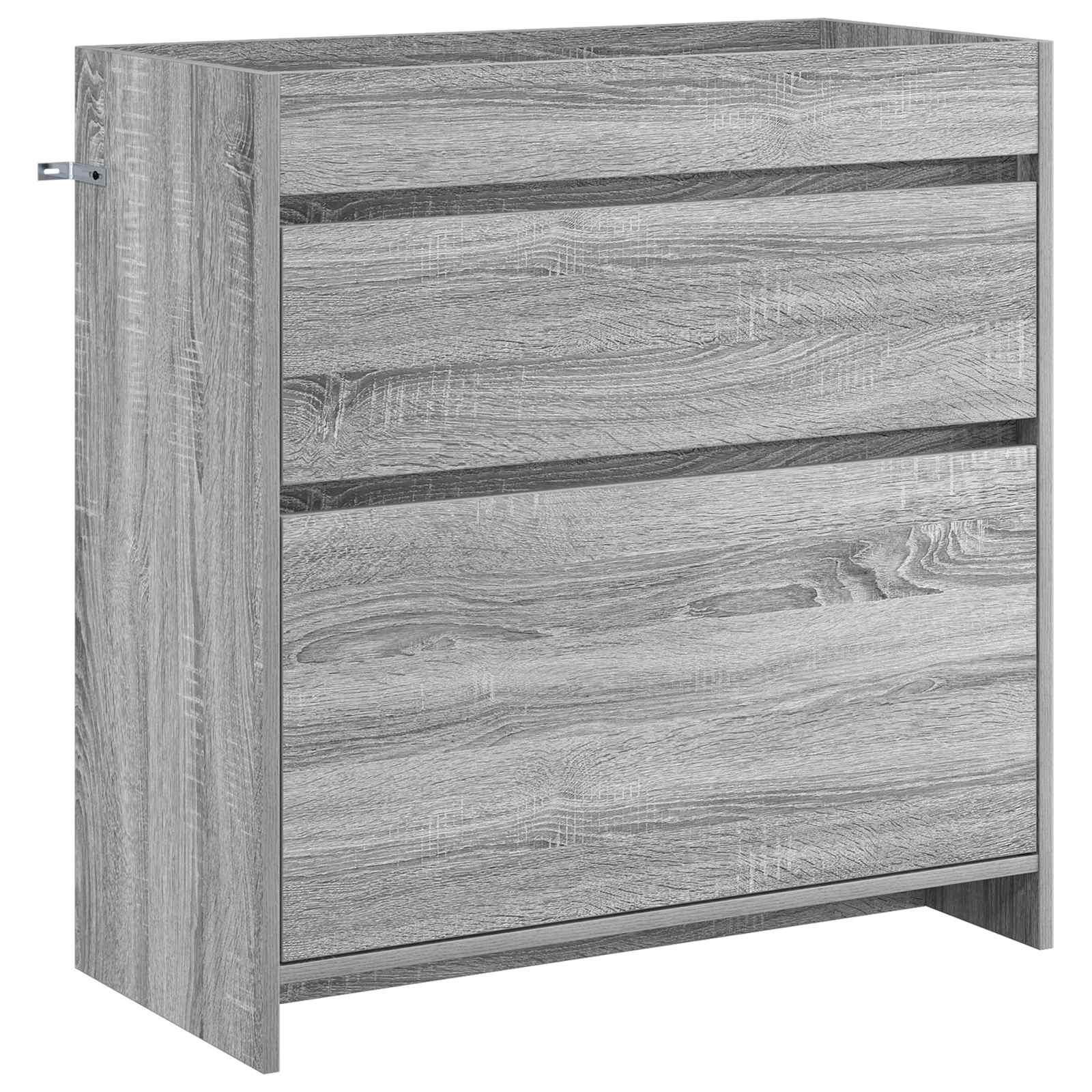 Badezimmermöbel-Set Grau Sonoma 81 x 40 x 84,5 cm Holzwerkstoff