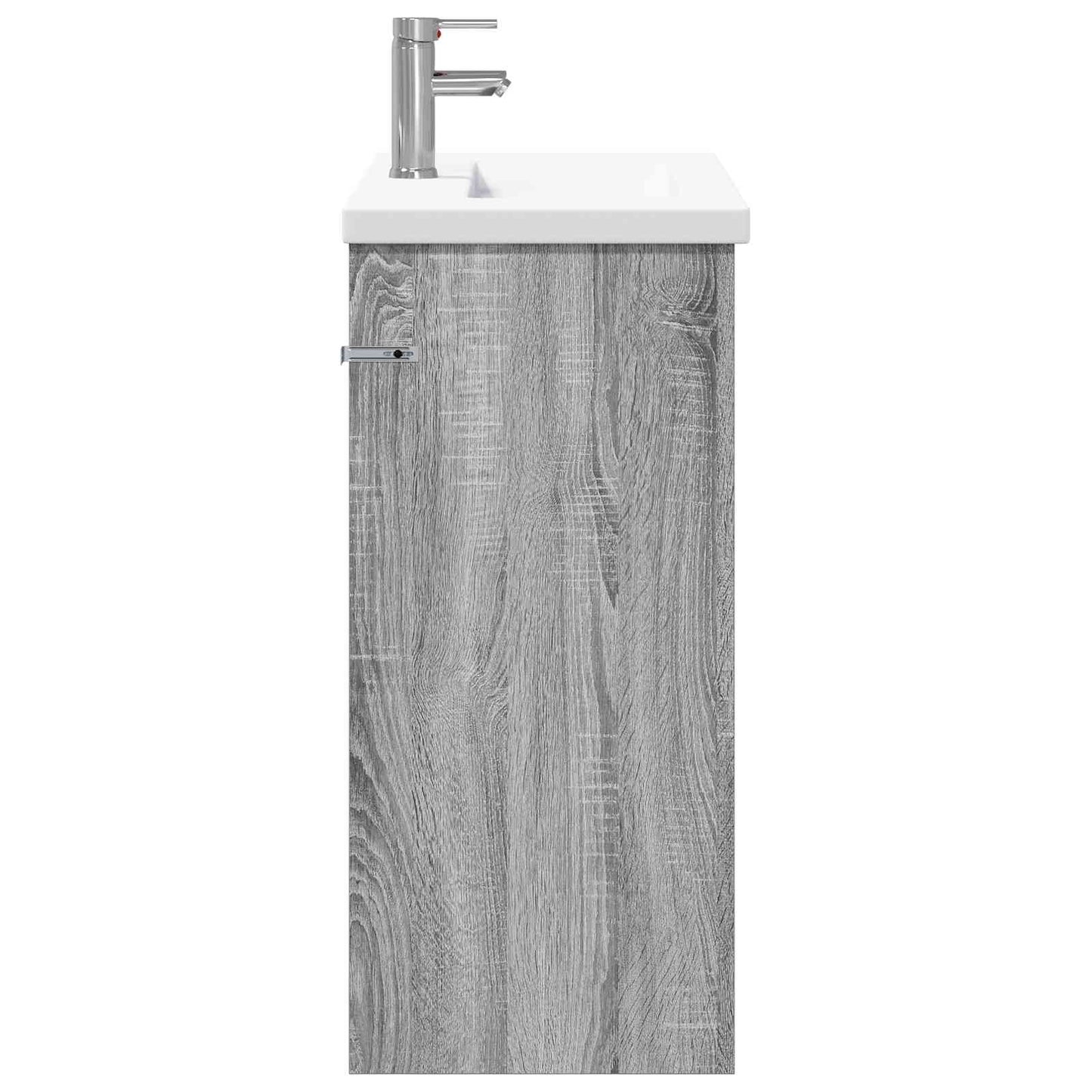 Badezimmermöbel-Set Grau Sonoma 81 x 40 x 84,5 cm Holzwerkstoff