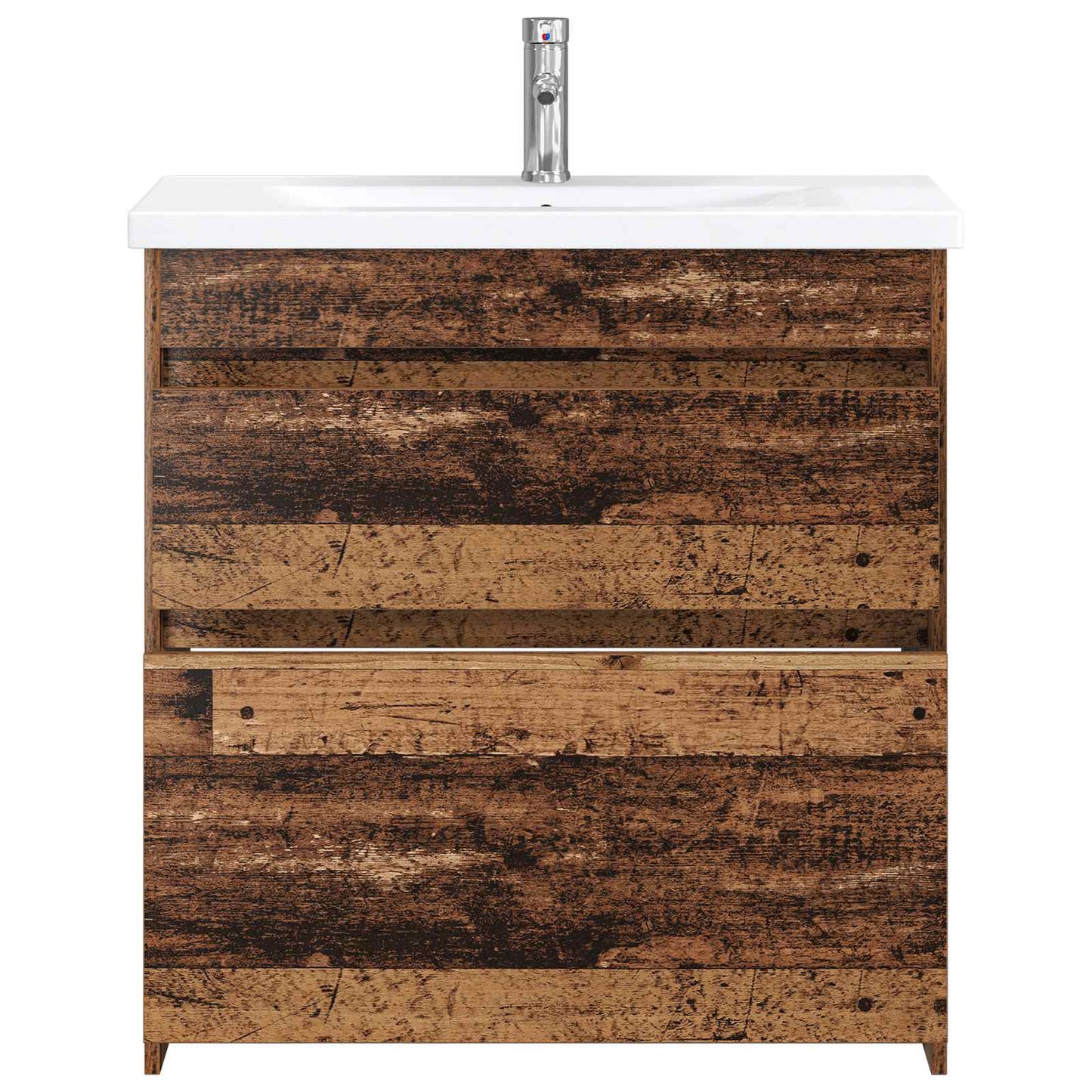 Badezimmermöbel-Set Altholz 81 x 40 x 84,5 cm Holzwerkstoff