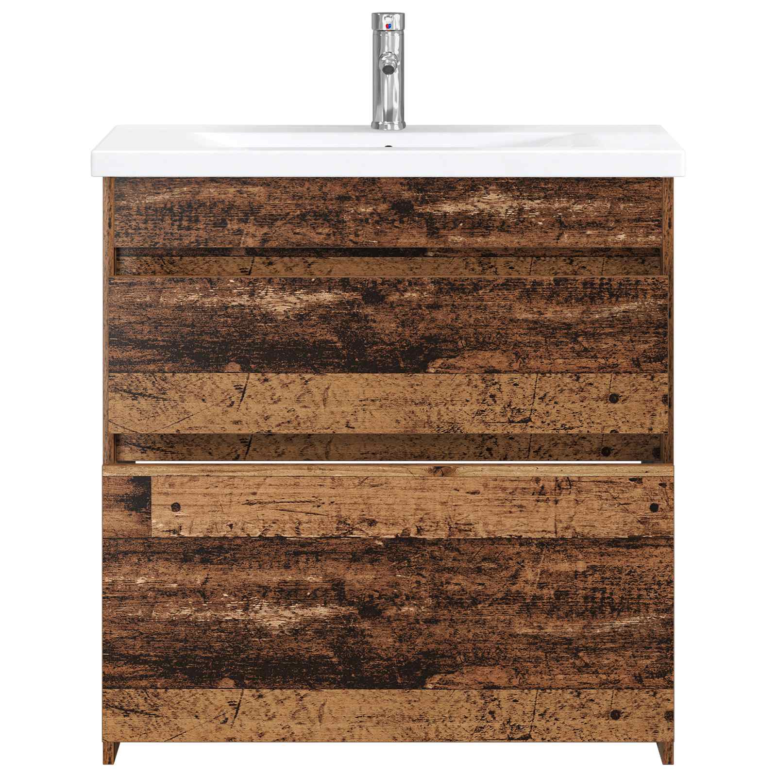 Badezimmermöbel-Set Altholz 81 x 40 x 84,5 cm Holzwerkstoff