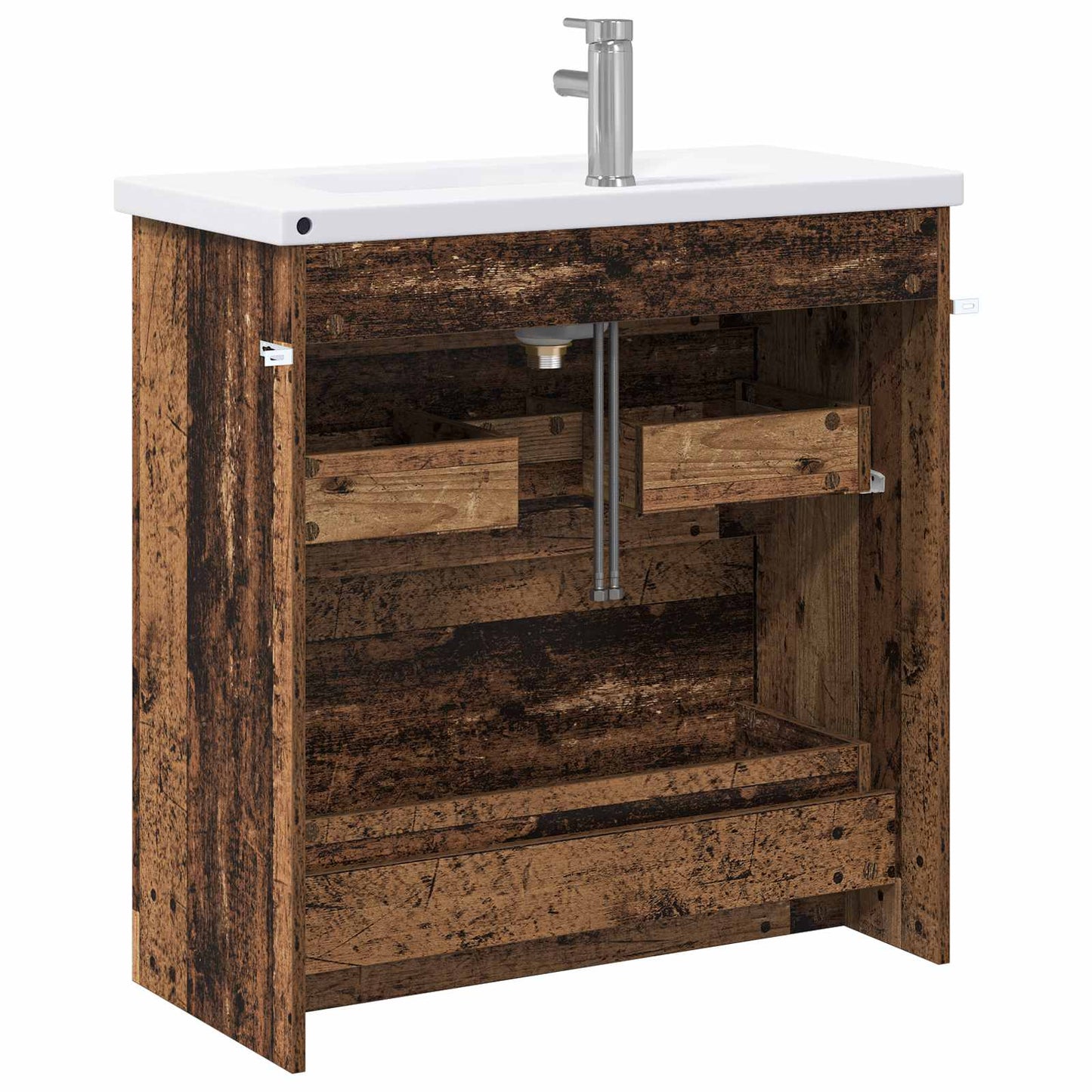 Badezimmermöbel-Set Altholz 81 x 40 x 84,5 cm Holzwerkstoff