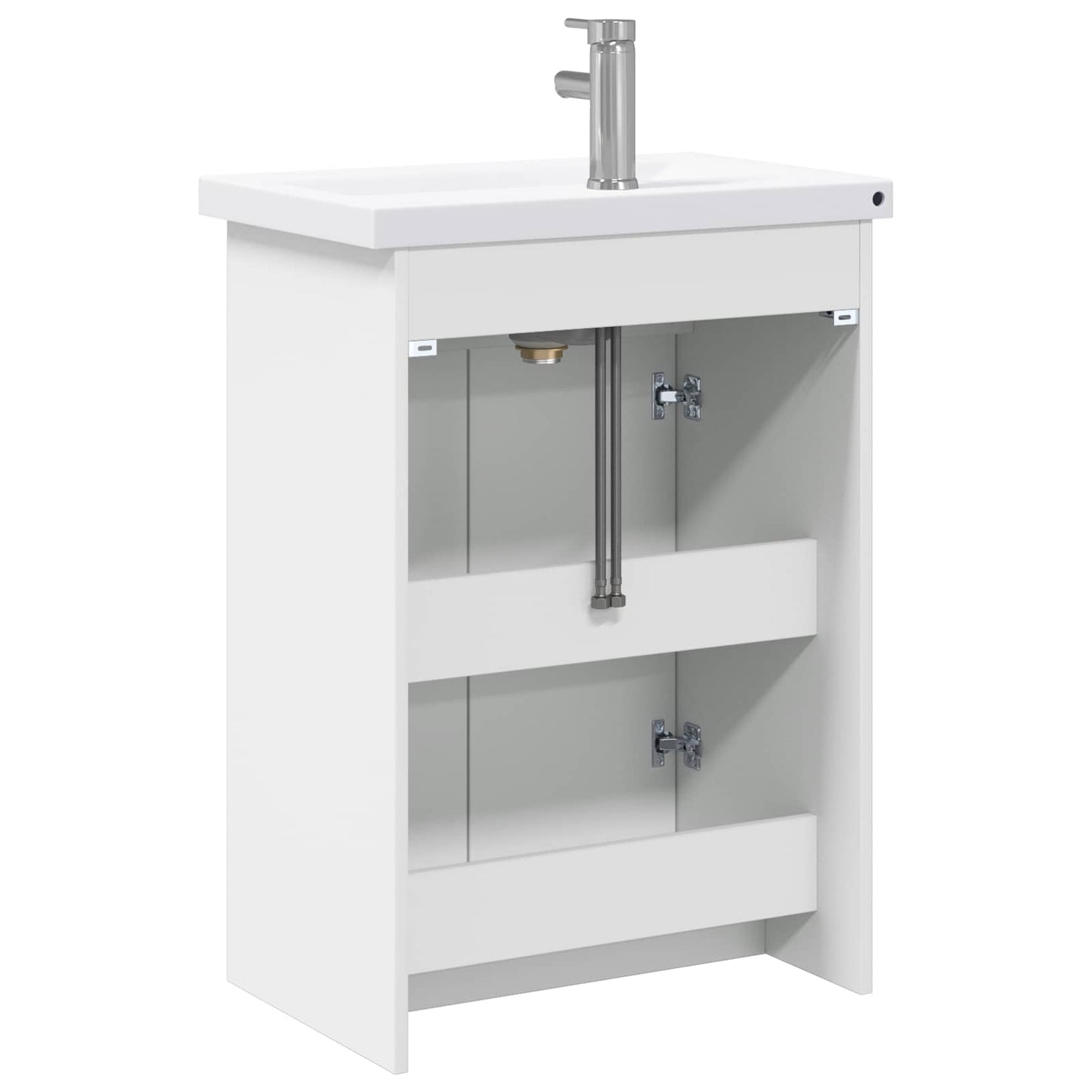 Badezimmermöbel-Set Weiß 61 x 40 x 84,5 cm Holzwerkstoff