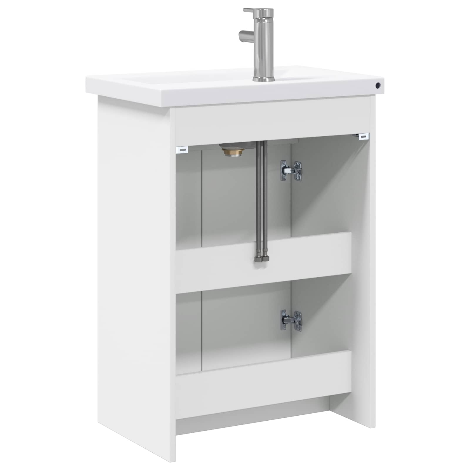 Badezimmermöbel-Set Weiß 61 x 40 x 84,5 cm Holzwerkstoff