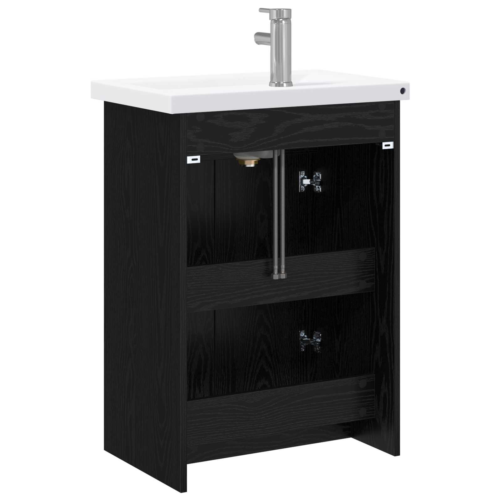 Badezimmermöbel-Set Schwarze Eiche 61 x 40 x 84,5 cm