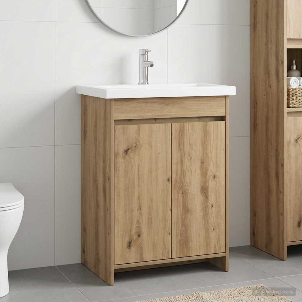 Badezimmermöbel-Set Artisan-Eiche 61 x 40 x 84,5 cm